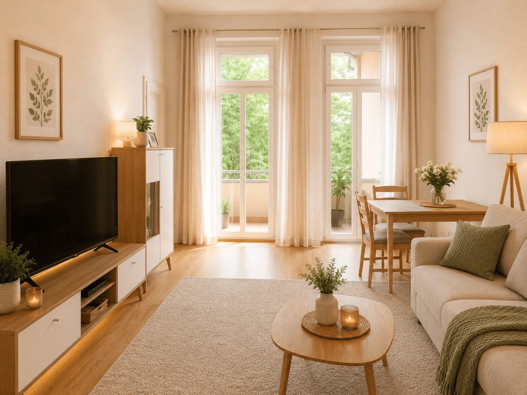 Wohnen am Clara-Zetkin-Park - Stilvolle Denkmalwohnung mit großem Balkon in begehrter Bestlage – Leipzig – Vorschaubild 5