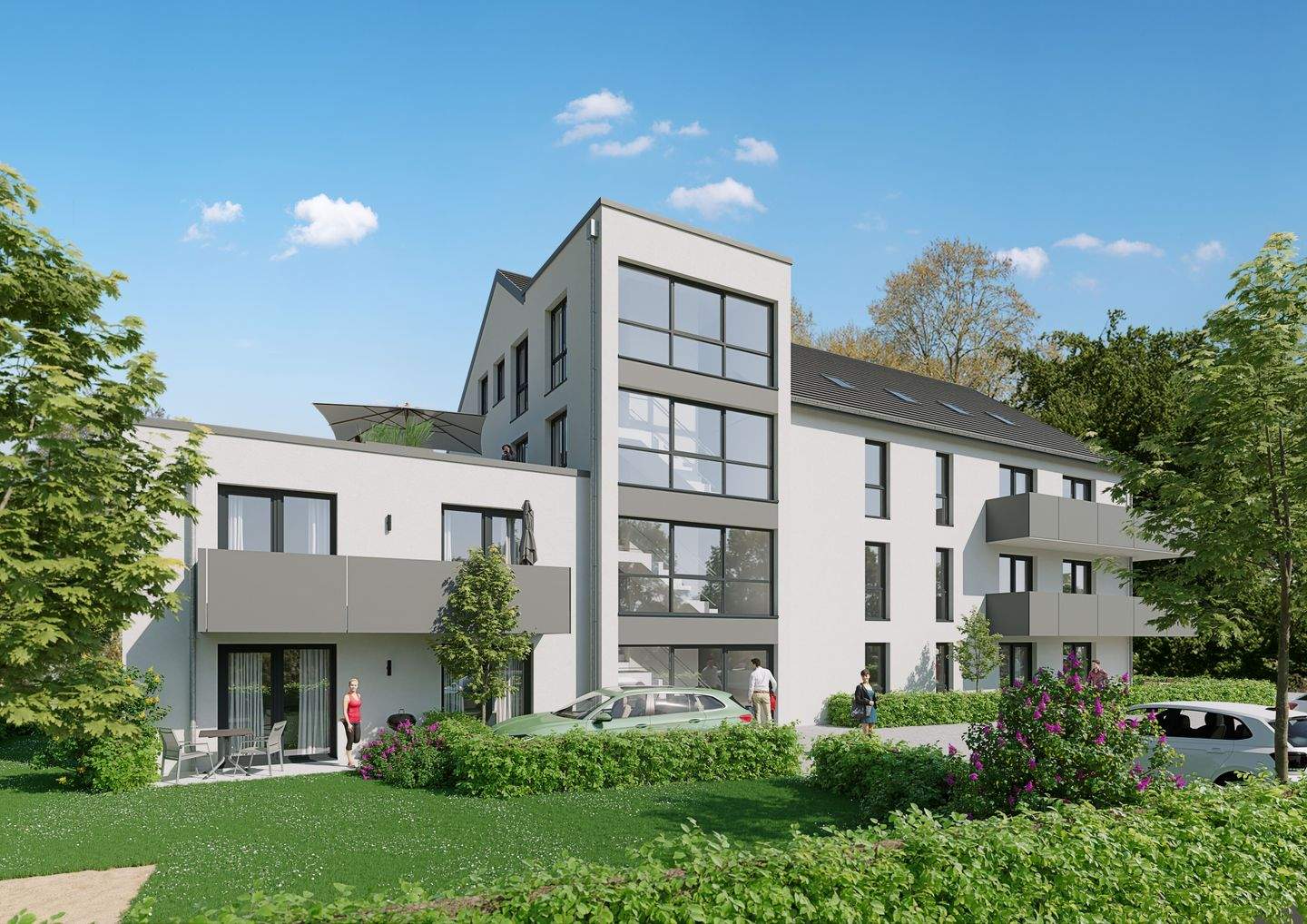 Wohnen im Lessingquartier - 2 Zimmer-Wohnung mit Terrasse und Gartennutzung – Hamm – Vorschaubild 6