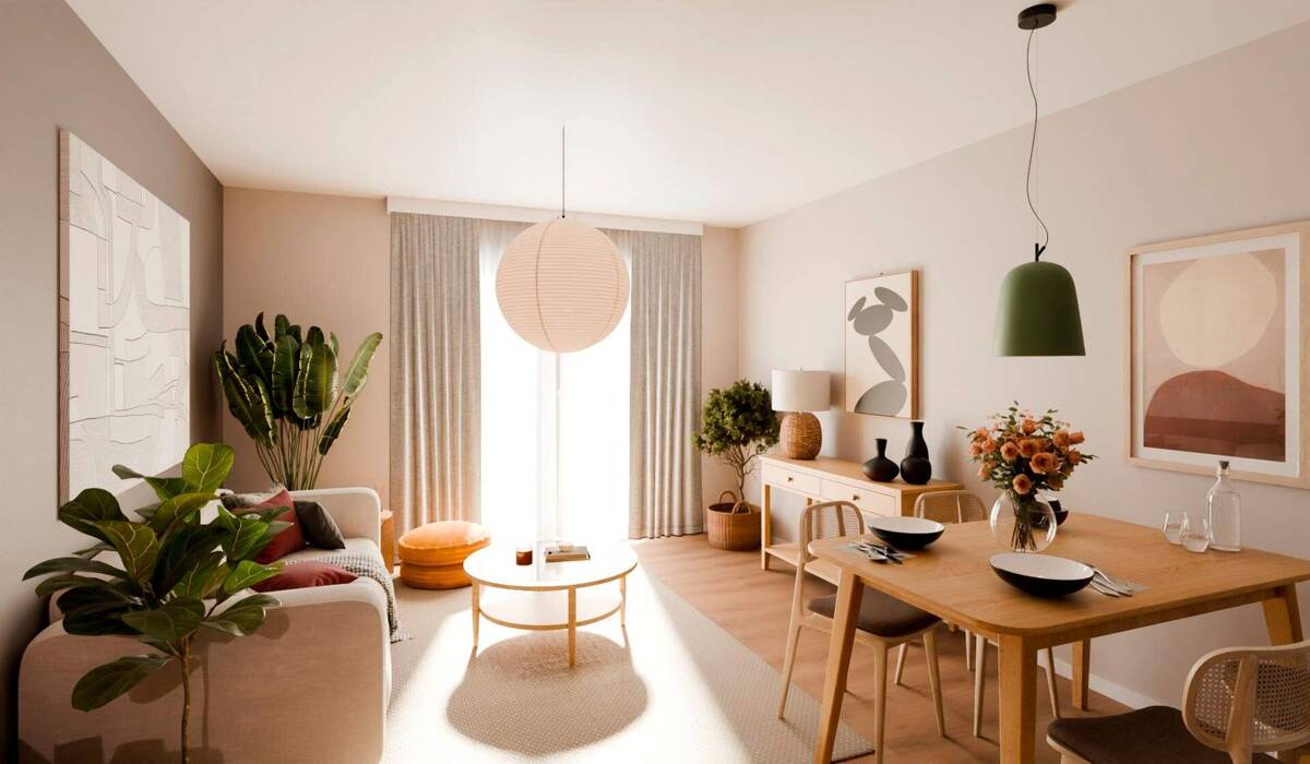 Barrierefreie Eigentumswohnung mit Balkon und großer Wohnküche – 40597 Düsseldorf – Bild 1 von 9