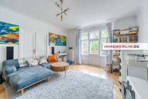 IMMOBERLIN.DE - Familienfreundliche Stuck-Altbauwohnung mit Balkon zur Parknatur – 10589 Berlin – Vorschaubild 2