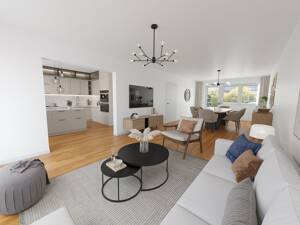 Willkommen zu Hause in Ihrem traumhaften Einfamilienhaus mit ansprechender Architektur, mit ca. 175 m² Wohnfläche auf einem sonnigen, ca. 848 m² große – 22559 Hamburg – Vorschaubild 3