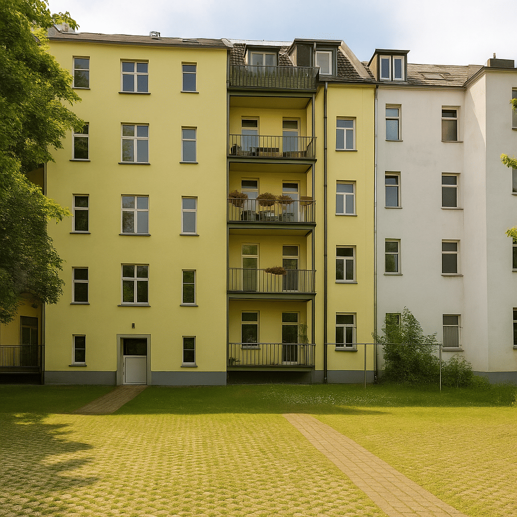 NEUE WG Vollmöblierung, 2 Bäder, ÖPNV vor der Tür, Balkon, Küche, Stellplatz