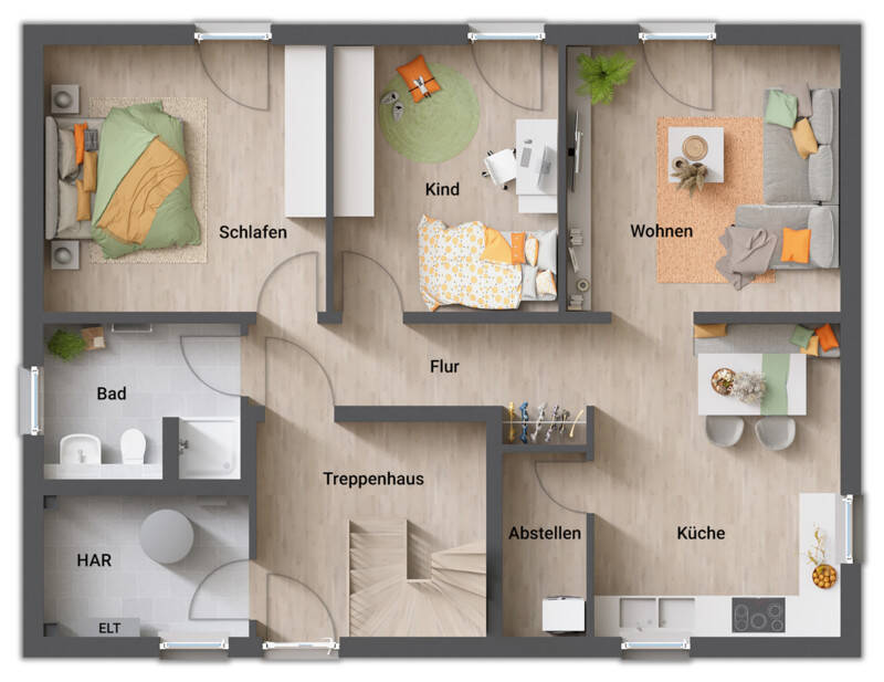 180 m² Massivbau in Kliniknähe - Schlüsselfertiges Familienhaus als Investment – Gera – Vorschaubild 5