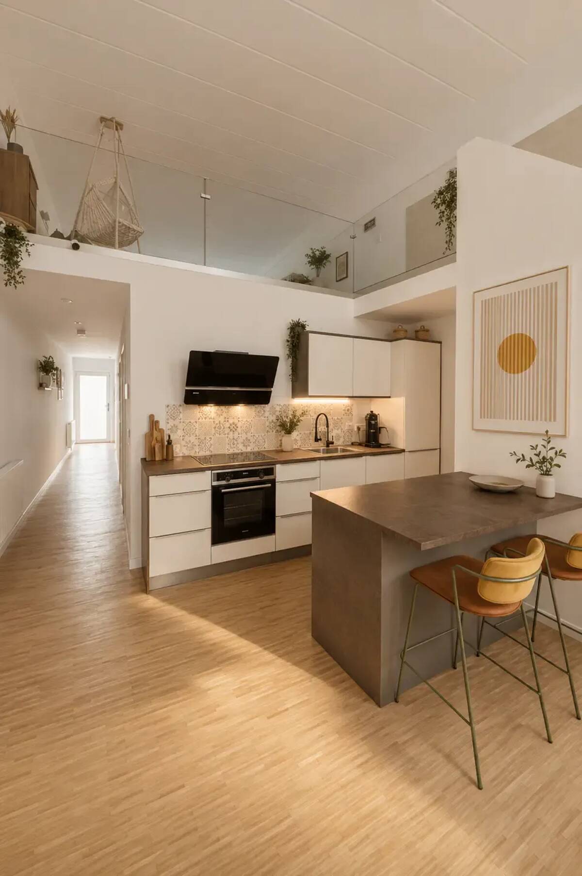 Außergewöhnliche 3 Zimmer-Wohnung mit Terrasse, EBK und durchdachtem Splitlevel-Konzept – 97082 Würzburg – Bild 1 von 9