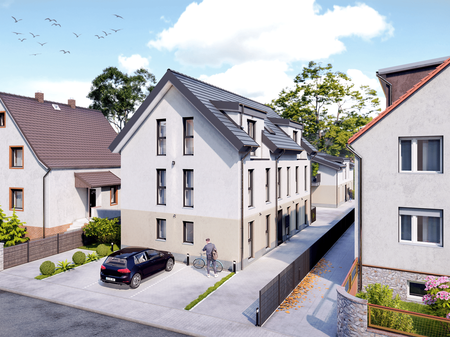 MartinLuther3 (Mörfelden): 4-Zimmer-Wohnung mit XL-Südbalkon I KfW-40 QNG Neubau I provisionsfrei – Mörfelden-Walldorf – Vorschaubild 2