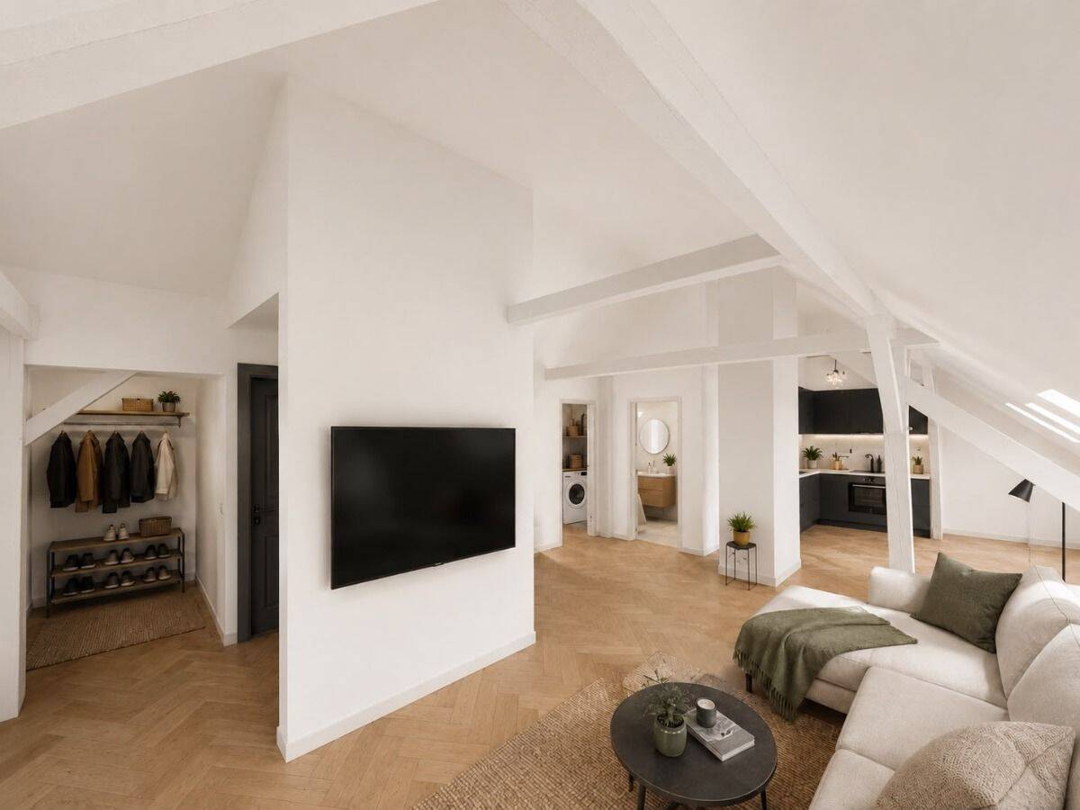 Neu-Erstbezug, Dachgeschosswohnung in innenstadtnaher Lage - urbanes Wohnen in Nürnberg