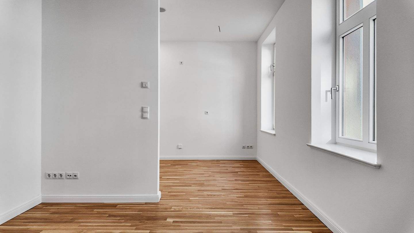 "Single Apartment" - helle 1-Raum-Wohnung - Fußbodenheizung, Parkett, CAT-7 Netzwerk, Wohnküche, Einbauküche – Chemnitz – Vorschaubild 6
