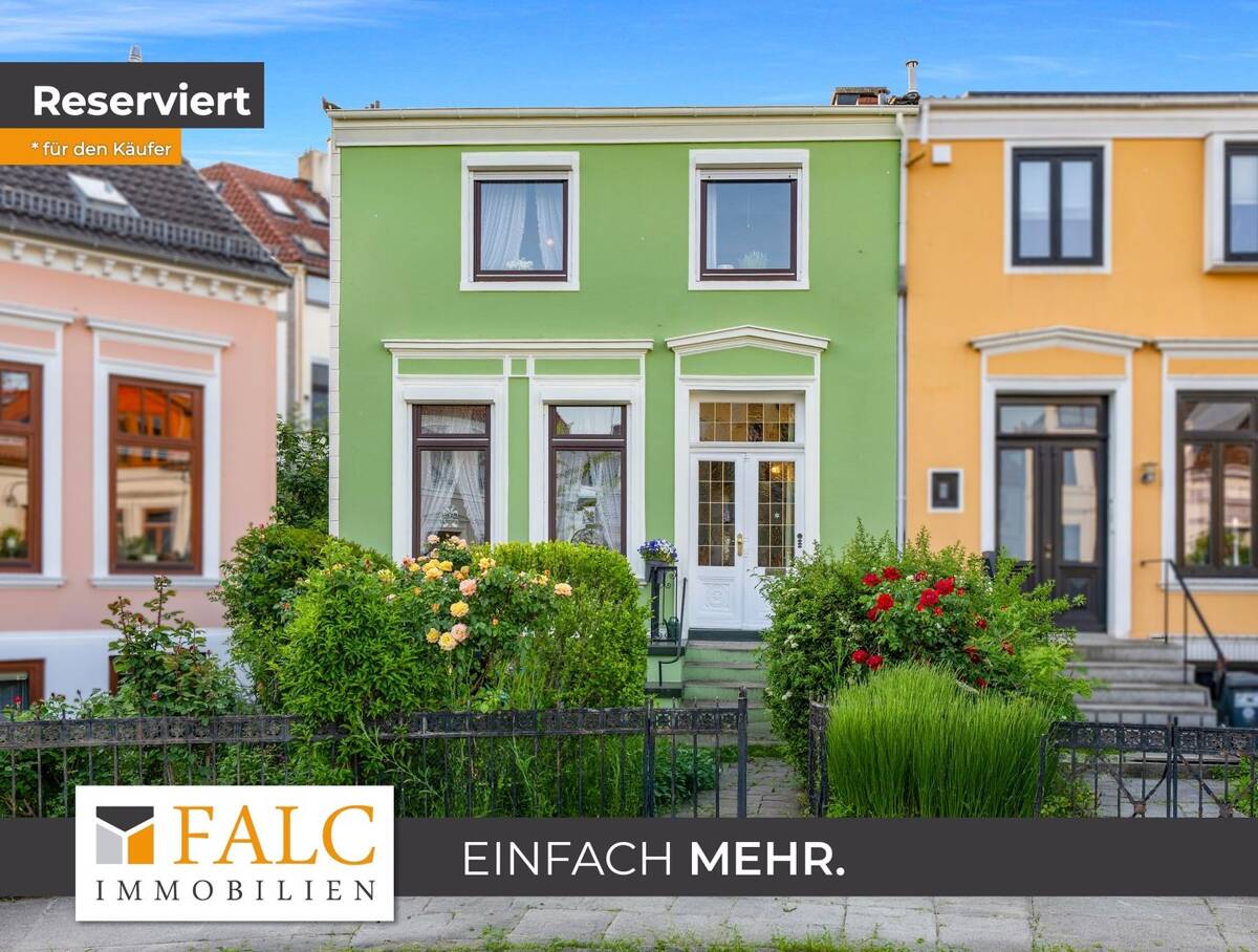 Reserviert! Liebhaberobjekt im Bremer Viertel - Historische Stadthaushälfte zur Neugestaltung – 28203 Bremen – Bild 1 von 9