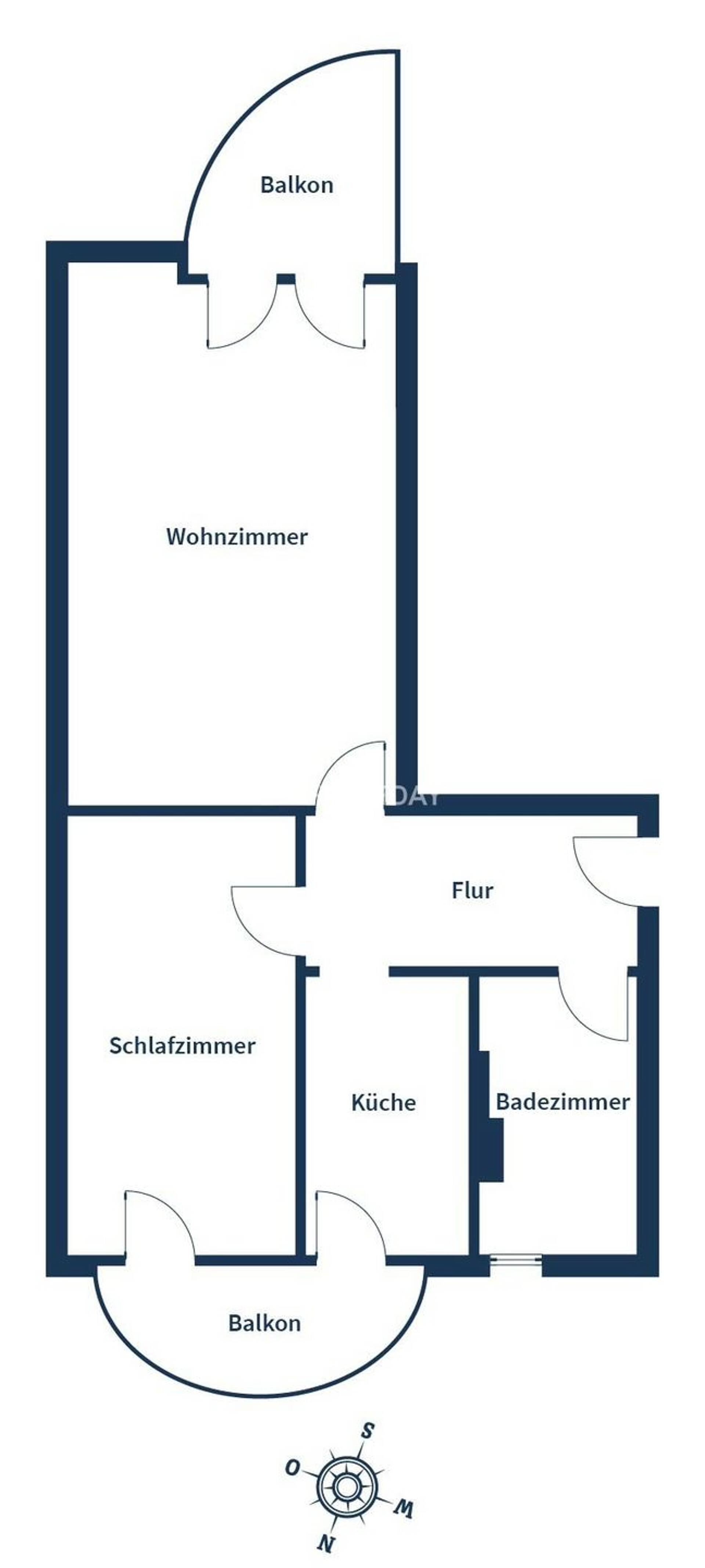 Etagenwohnung in 86368 Gersthofen mit 57 m² kaufen
