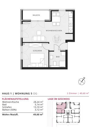 Hochwertige Neubauwohnung nur ca. 600 Meter zur Trave und zum Zentrum. Direkt vom Bauträger. – 23570 Lübeck – Vorschaubild 8