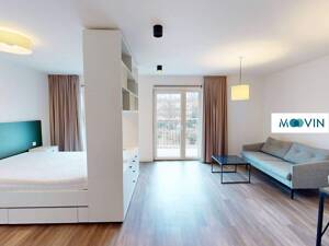 URBAN BASE: Vollmöbliertes 1-Zimmer-Apartment mit EBK, BALKON, ALL-IN-MIETE, UVM. im Wiesbadener Stadtzentrum – 65189 Wiesbaden – Vorschaubild 3
