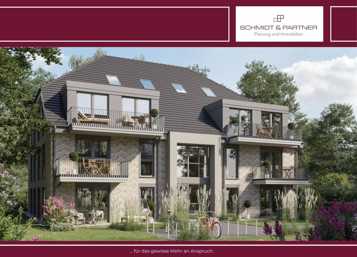 Hochwertige Neubauwohnung nur ca. 600 Meter zur Trave und zum Zentrum. Direkt vom Bauträger. – 23570 Lübeck – Bild 1 von 9