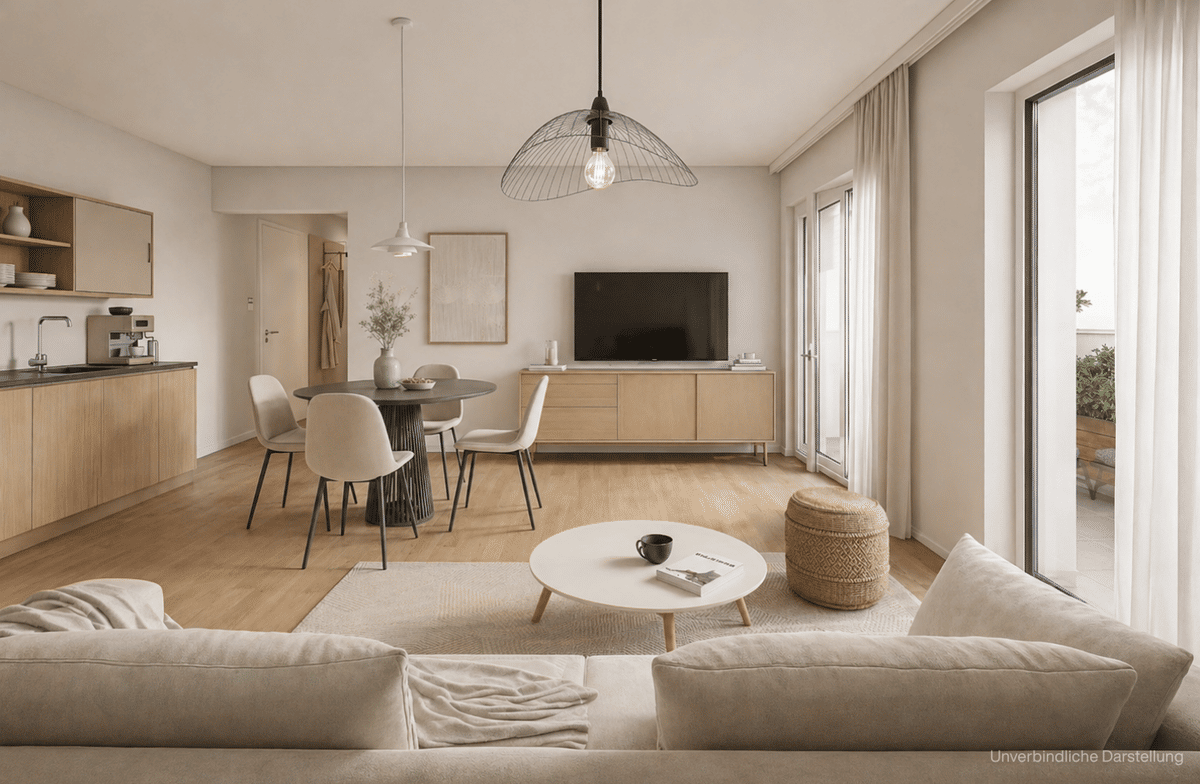 3-Zimmer-Wohnung im 1. Obergeschoss mit Balkon – 50825 Köln – Bild 1 von 6