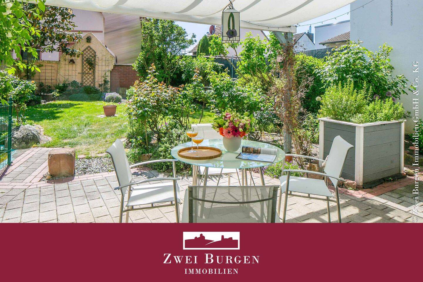 Einfamilien-Reihenmittelhaus nach WEG mit Garten und Garage in ruhiger Lage Stadtmitte Viernheim