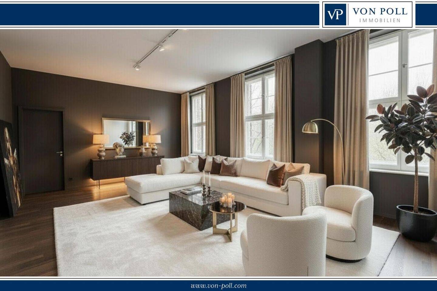 Exklusive Designwohnung mit Luxusausstattung, Balkon & moderner Eleganz