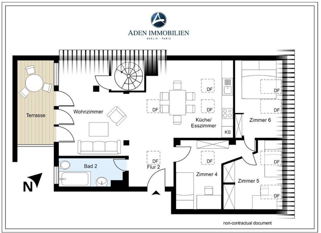 7-Zimmer-Maisonette im Winterfeldtkiez! – Berlin – Vorschaubild 6