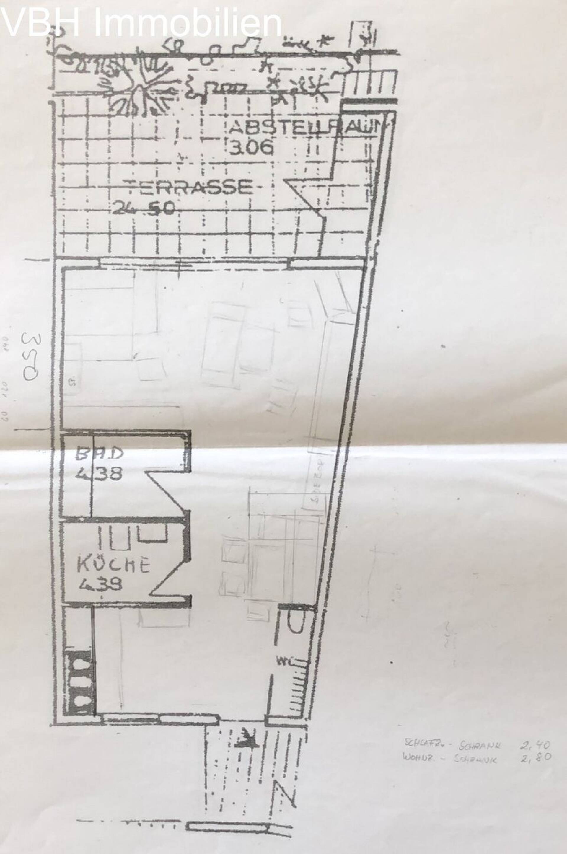 Etagenwohnung in 77656 Offenburg mit 54 m² kaufen