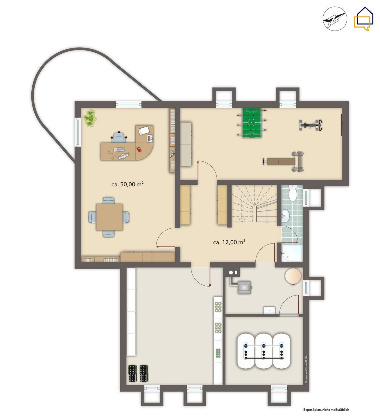 Wohnen mit Zukunft – Ihr stilvoller Flachdach-Bungalow – Senden – Vorschaubild 7