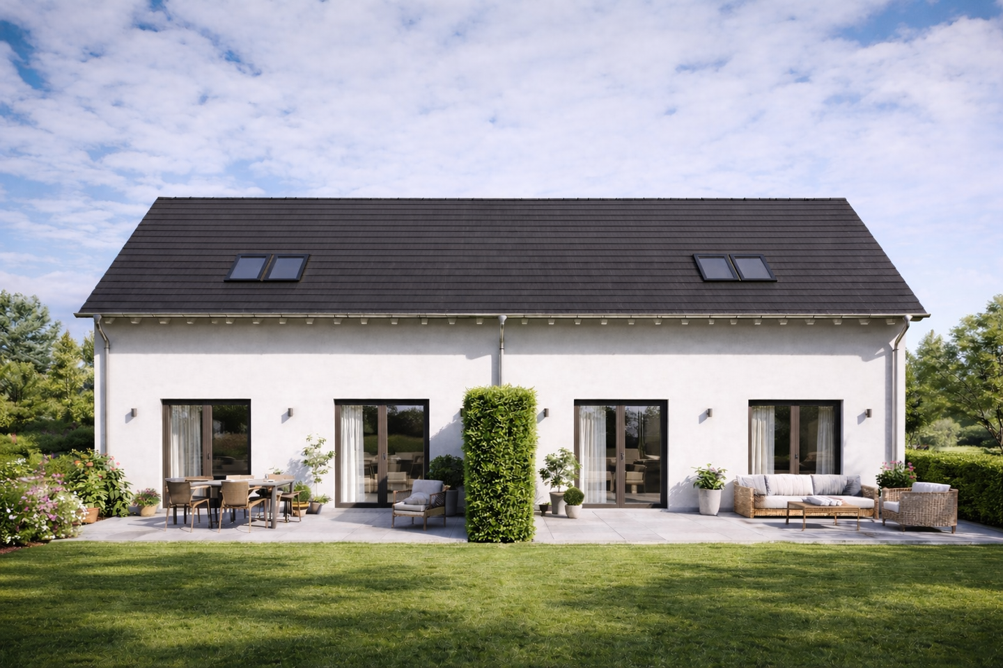 Hochwertiges Neubauwohnen - Exklusive Doppelhaushälfte mit Garten und Großzügigkeit