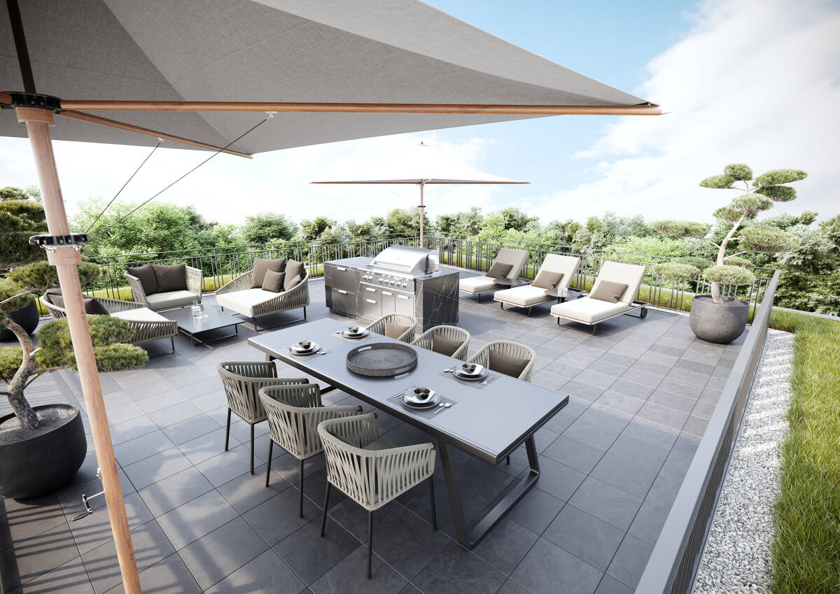 Beeindruckendes Penthouse mit Rooftop über dem Herzogpark – 81925 München – Bild 1 von 9