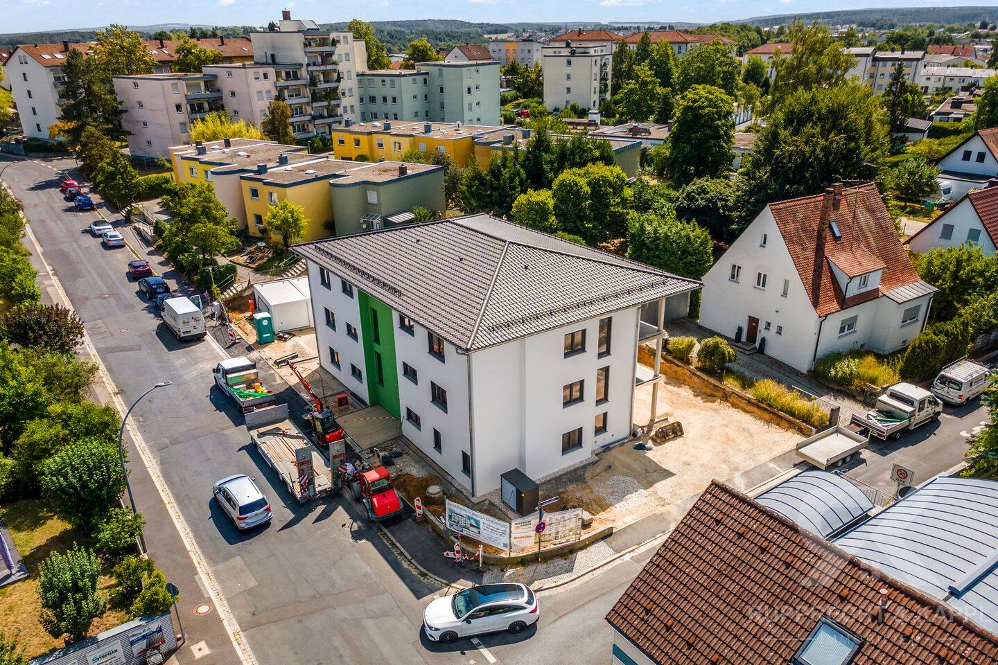 2-Zimmer-Neubauwohnung EG mit Terrasse - Nur noch 5 Wohneinheiten in schöner, ruhiger Lage in Amberg