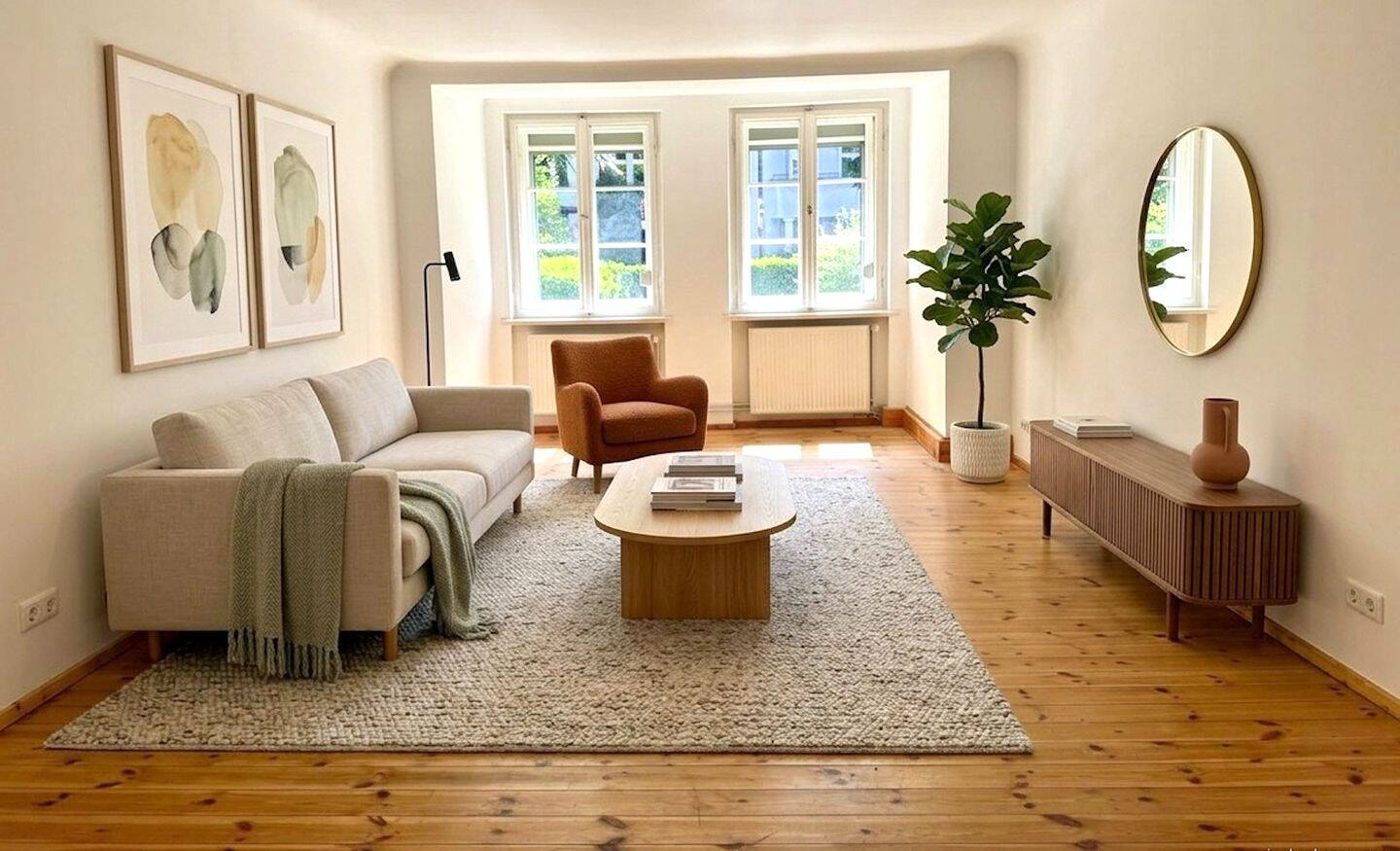 Altbaucharme im Erdgeschoss: Bezugsfreie 3-Zimmer-Wohnung in Berlin-Steglitz – Berlin – Vorschaubild 3