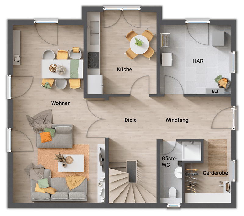 Ihr Eigenheim verdient einen echten Platz – Grundstück vorhanden und hochwertige Massivbauweise mit Dachstudio! – Hochdorf-Assenheim – Vorschaubild 3