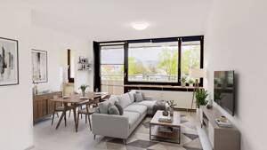 Einziehen oder investieren - 1-Zimmer-Wohnung mit Balkon – 85057 Ingolstadt – Vorschaubild 4