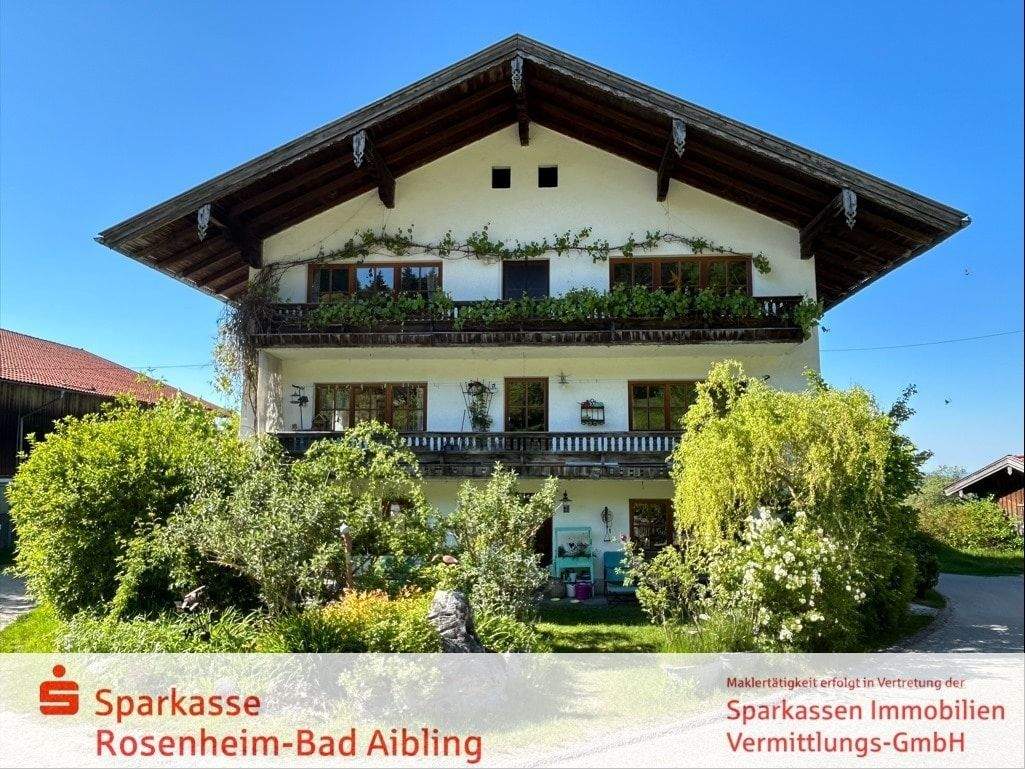 Bauernhaus am Samerberg in zwei Haushälften geteilt - mit drei separaten Wohneinheiten – Samerberg – Vorschaubild 2