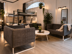 ußergewöhnliches Altbau-Loft mit fast 4 m Deckenhöhe – modern, möbliert & mit besonderem Charakter. Komplette Warmmiete inclusive allem! – 97082 Würzburg – Vorschaubild 2