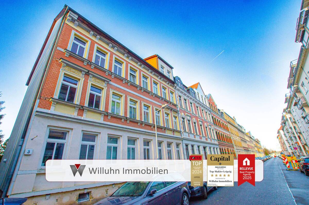 Attraktives Mehrfamilienhaus mit 7 Wohneinheiten & Dachausbau-Potenzial in Lindenau – 4177 Leipzig – Bild 1 von 9