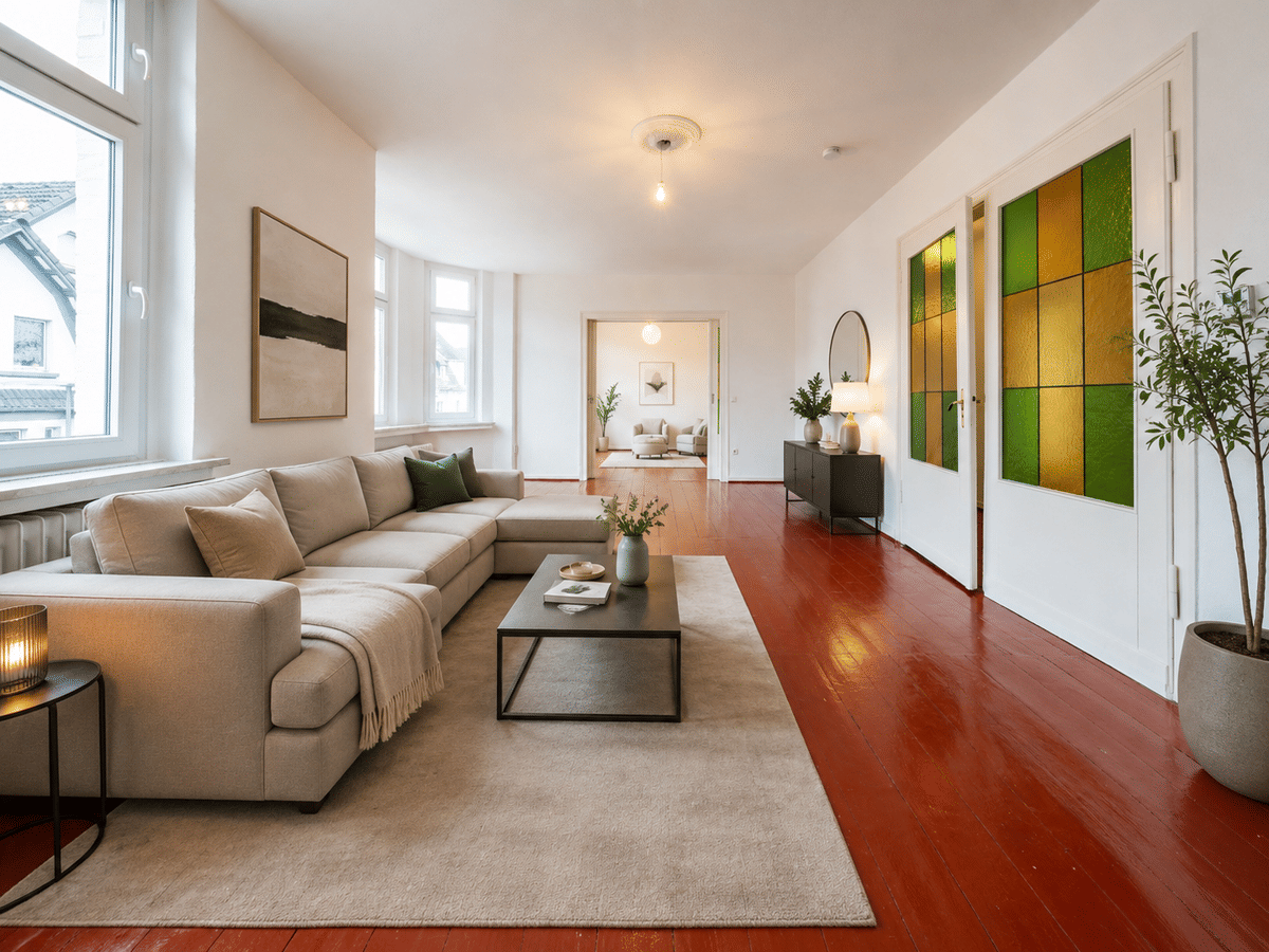 Stilvolle 2-Zimmer-Altbauwohnung im 2. Obergeschoss in Dortmund-Berghofen – 44269 Dortmund – Bild 1 von 9