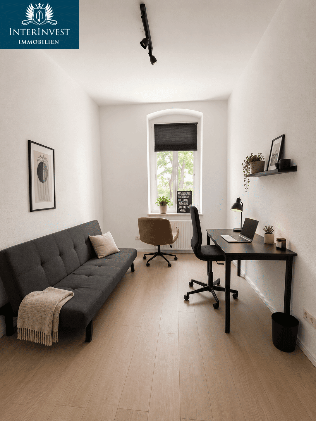 Möblierte 2-Zimmer-Wohnung mit Internet - ideal für WG, Pendler & Homeoffice