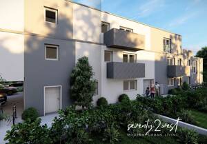 seventy2west - Möblierte Microapartments Apartment 11 mit Balkon