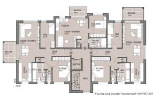 Moderne 2,5 u. 3,5 Zimmer-Wohnung mit sonnigem Balkon oder Terrasse in Aichwald-Schanbach – 73773 Aichwald – Vorschaubild 5
