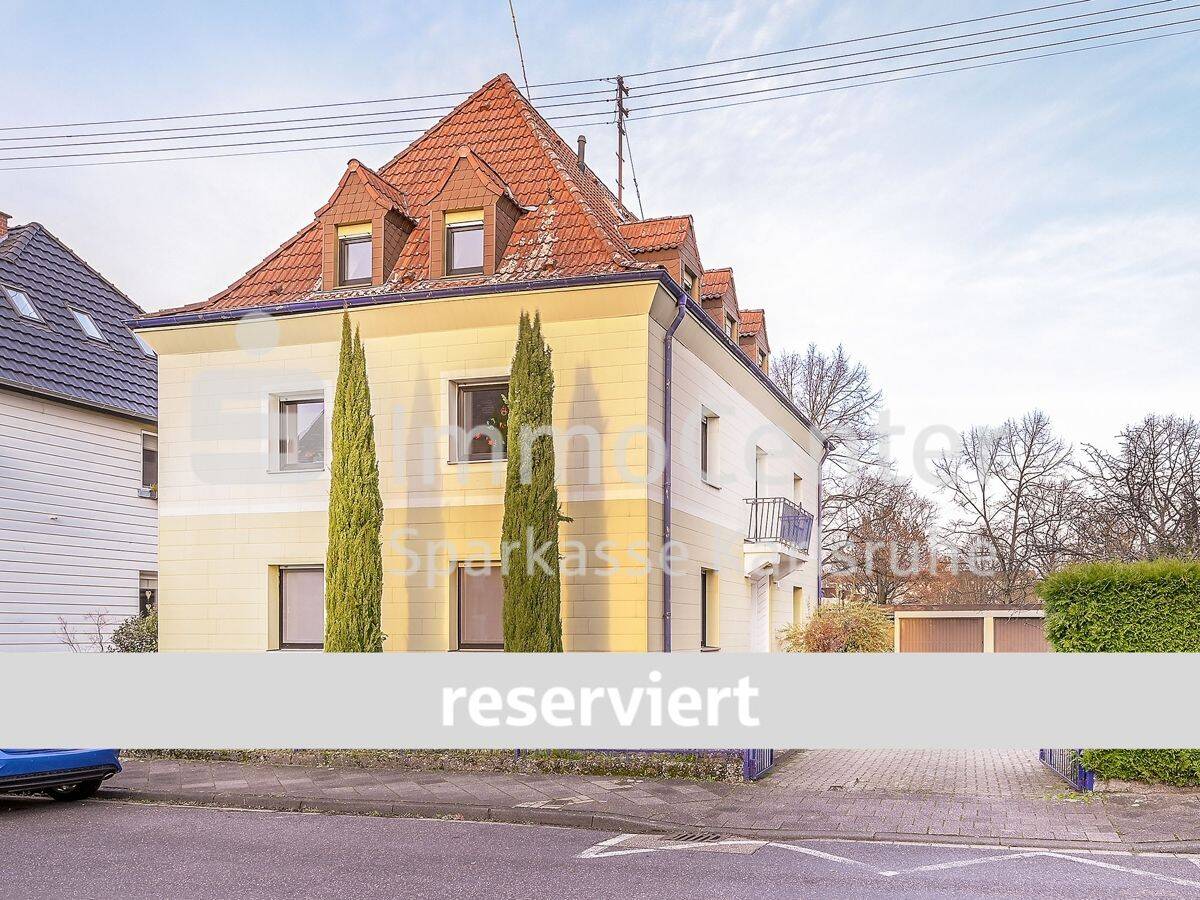 Vermietete 3-Zimmer-Wohnung (OG) in Karlsruhe-Knielingen