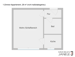 Sonnendurchströmt! 1-Zi.-Appartement in Regensburg-West nähe Kaufmännische Berufsschule – 93049 Regensburg – Vorschaubild 6