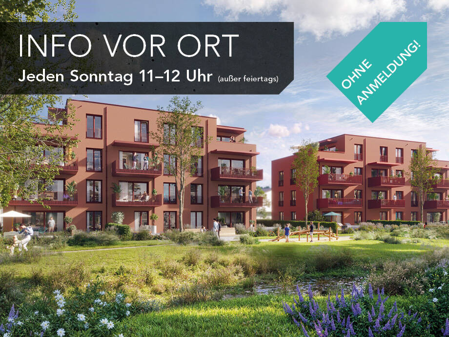 Familienfreundliche 4-Zi-Erdgeschosswohnung mit 2 Terrassen - WE702 – Reutlingen – Vorschaubild 2