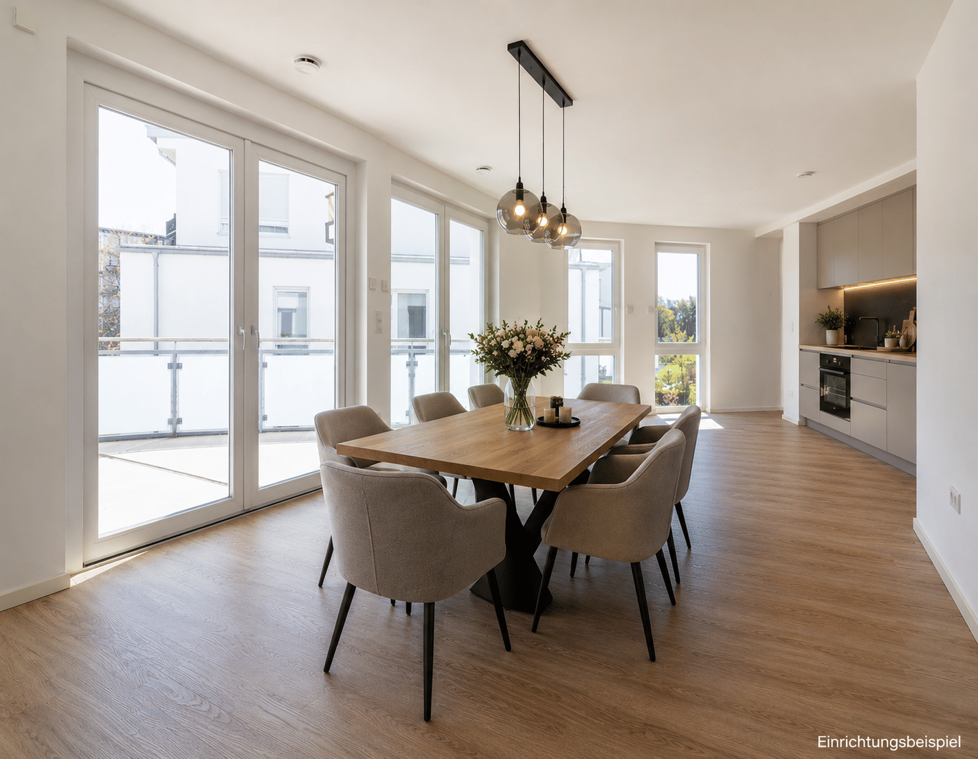 Wunderschöne Wohnung im 1.OG mit Balkon & Blick ins Grüne