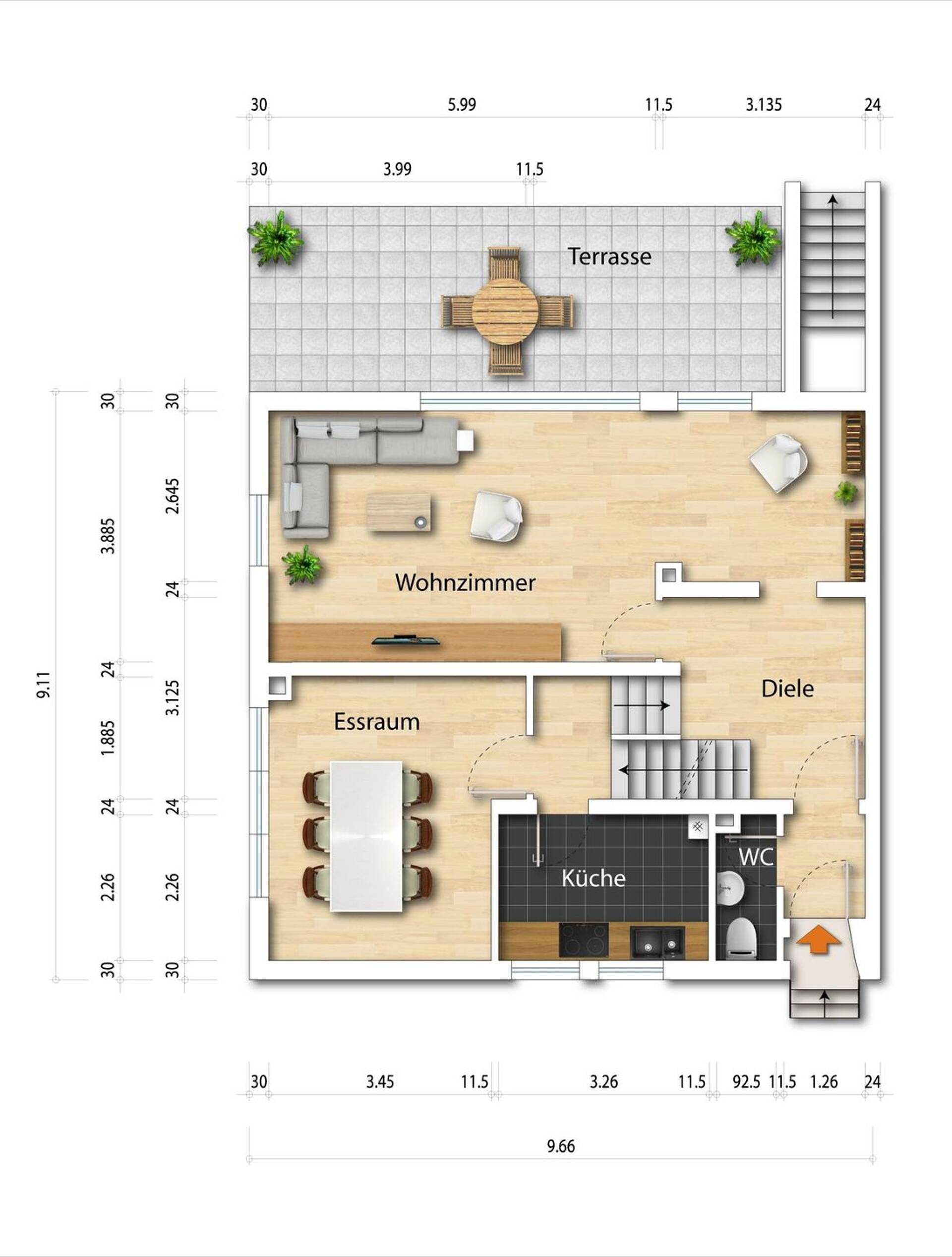 Reihenendhaus in 90451 Nürnberg mit 142 m² kaufen