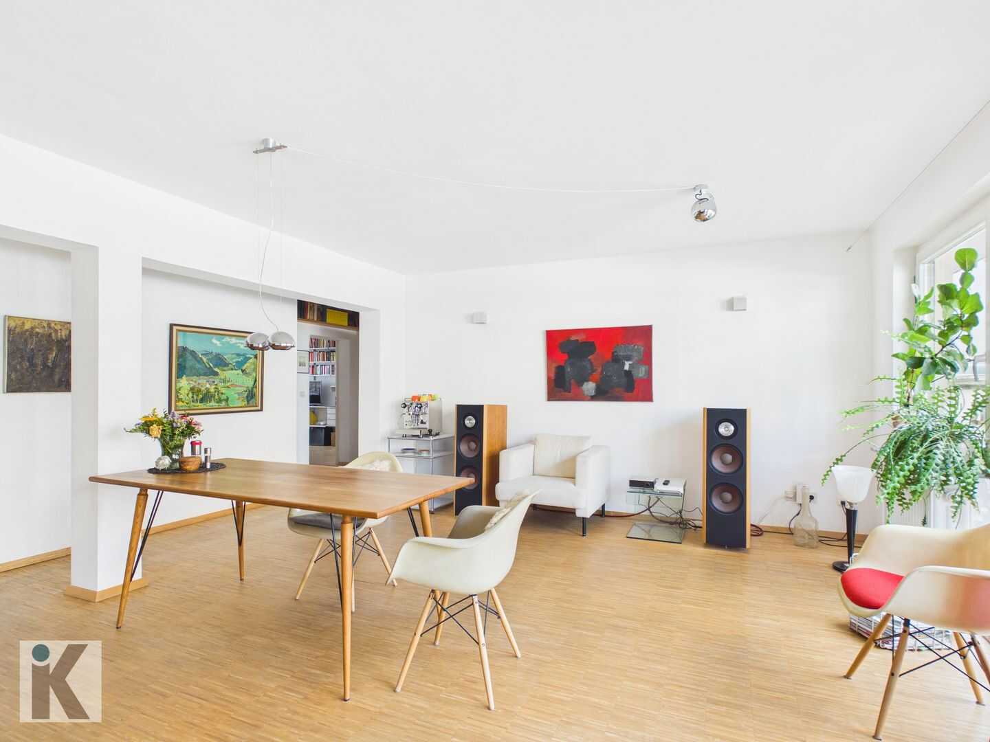 Stilvolle 4-Zimmer-Erdgeschosswohnung mit Balkon, Stellplatz – Mannheim – Vorschaubild 3