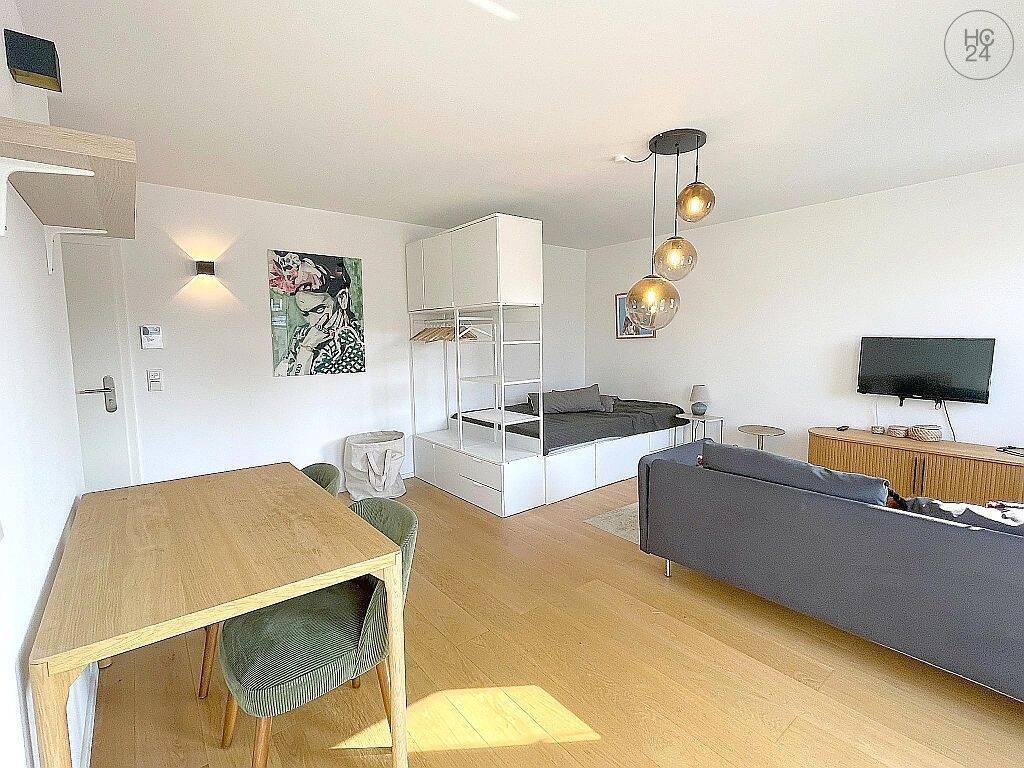 Exklusiv möbliertes 1-Zimmer-Apartment mit WLAN und Balkon in St.-Johannis