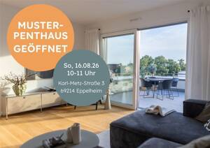 Penthaus mit Wasserturmblick - den Heidelberger Alltag entspannt ausklingen lassen – 69214 Eppelheim – Vorschaubild 2