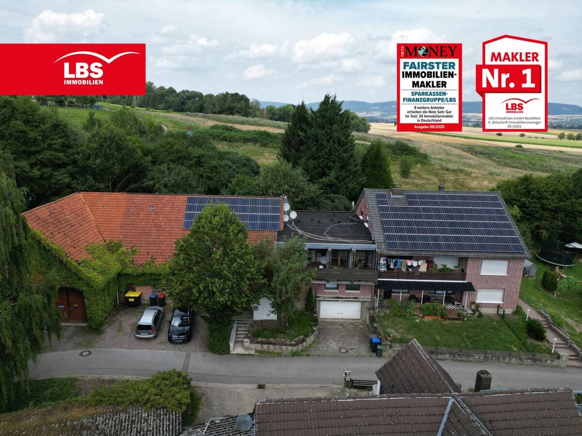 Außergewöhnliches Investment mit nachhaltigem Energiekonzept und einzigartigem Entwicklungspotenzial – 31840 Hessisch Oldendorf – Bild 1 von 7