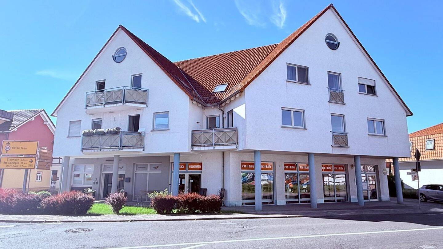 Schöne-großzügige 3-Zimmer-Wohnung mit Balkon im Herzen von Dermbach zu verkaufen