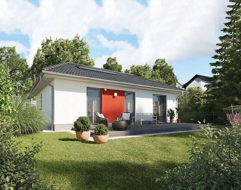 Bungalow 78 massiv gebaut, Preis inkl. Grundstück – Wellen – Bild 1 von 5