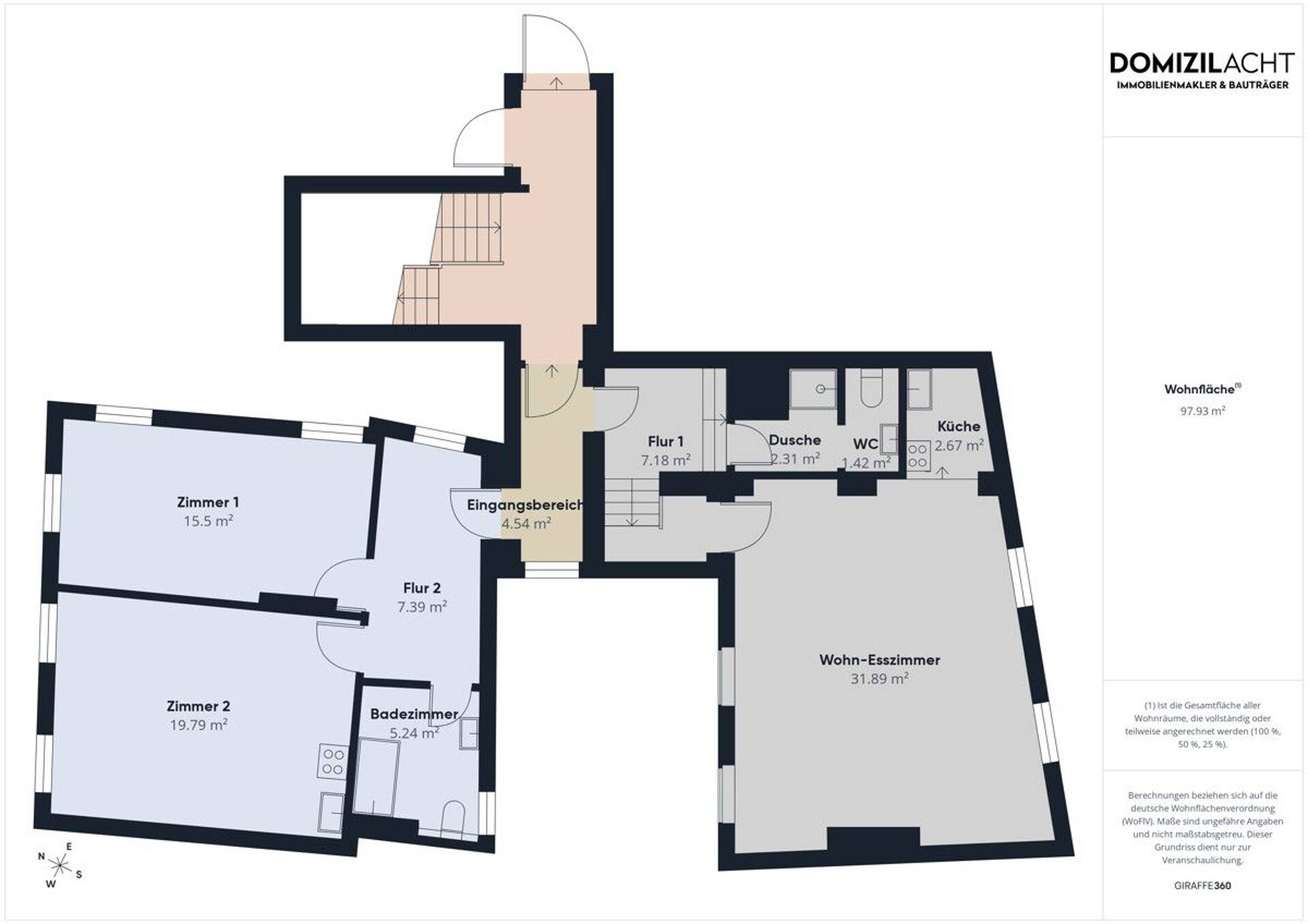 Etagenwohnung in 86899 Landsberg am Lech mit 98 m² kaufen