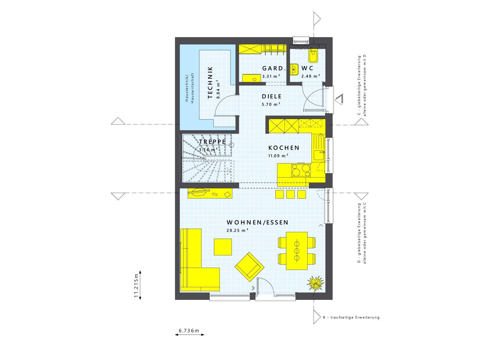 wunderschön in Herbolzheim zentral wohnen in einer Doppelhaushälfte exclusiv von Living Haus – Herbolzheim – Vorschaubild 2