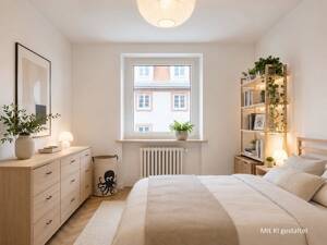 Ohne Provision - Nette & gepflegte 3 Zimmer Wohnung, Balkon, Bad mit Fenster, Kellerabteil – 80687 München – Vorschaubild 2