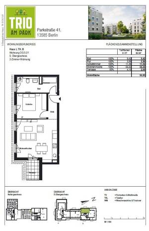 Moderne 2-Zimmer Wohnung mit Balkon – 13585 Berlin – Vorschaubild 7